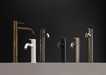 UP+ - Countertop single handle brass washbasin tap by Rubinetterie Treemme - view 3
